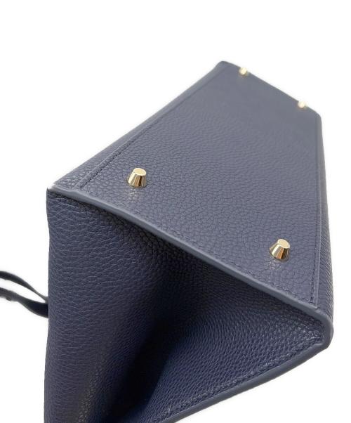 FURLA（フルラ）FURLA (フルラ) レザートートバッグ ネイビーの古着・服飾アイテム