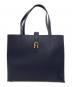 FURLA（フルラ）の古着「レザートートバッグ」｜ネイビー