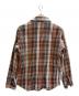 FIVE BROTHER (ファイブブラザー) 長袖シャツ ブラウン×グレー サイズ:M：6000円