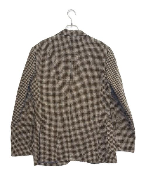 URBAN RESEARCH DOORS（アーバンリサーチドアーズ）URBAN RESEARCH DOORS (アーバンリサーチドアーズ) ウールジャケット ブラウン サイズ:Lの古着・服飾アイテム