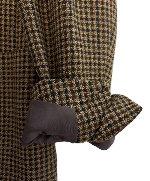 URBAN RESEARCH DOORS（アーバンリサーチドアーズ）URBAN RESEARCH DOORS (アーバンリサーチドアーズ) ウールジャケット ブラウン サイズ:Lの古着・服飾アイテム