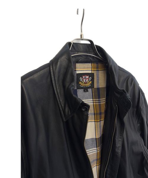 HERRING BONE（ヘリンボーン）HERRING BONE (ヘリンボーン) レザージャケット ブラック サイズ:Lの古着・服飾アイテム