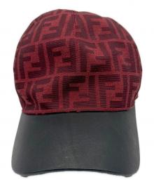 FENDI（フェンディ）の古着「キャップ」｜レッド×ブラック