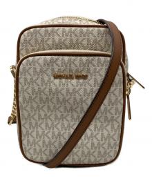 MICHAEL KORS（マイケルコース）の古着「JET SET TRAVEL」｜アイボリー×ブラウン