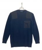 DIESEL Black Goldディーゼル ブラック ゴールド）の古着「厚手ニット」｜ネイビー
