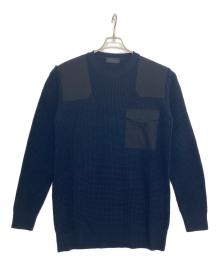 DIESEL Black Gold（ディーゼル ブラック ゴールド）の古着「厚手ニット」｜ネイビー