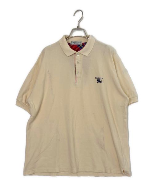 Burberry's（バーバリーズ）Burberry's (バーバリーズ) ポロシャツ アイボリー サイズ:Lの古着・服飾アイテム