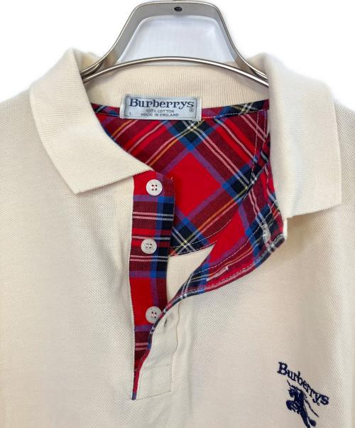 Burberry's（バーバリーズ）Burberry's (バーバリーズ) ポロシャツ アイボリー サイズ:Lの古着・服飾アイテム