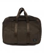 PORTERポーター）の古着「DAILY 3WAY BAG」｜オリーブ