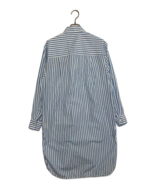 DIESEL（ディーゼル）DIESEL (ディーゼル) 長袖シャツ ブルー×ホワイト サイズ:XXSの古着・服飾アイテム