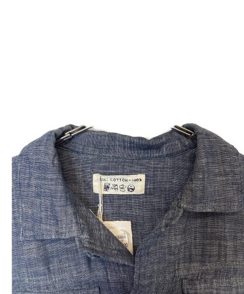 yuki cotton（ユキ コットン）yuki cotton (ユキ コットン) 長袖シャツ グレー サイズ:Mの古着・服飾アイテム