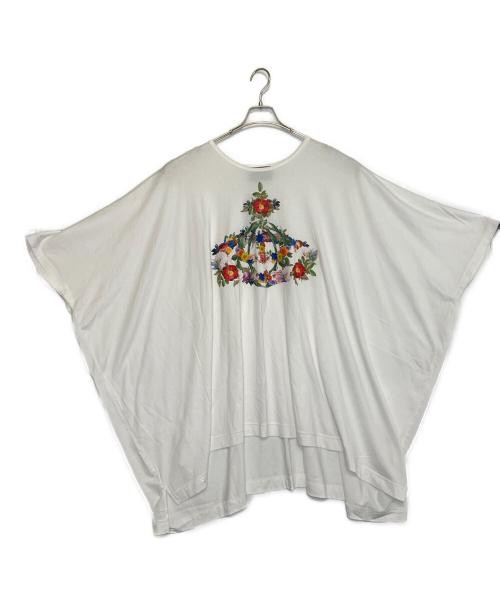 Vivienne Westwood（ヴィヴィアンウエストウッド）Vivienne Westwood (ヴィヴィアンウエストウッド) 半袖カットソー ホワイト サイズ:Freeの古着・服飾アイテム