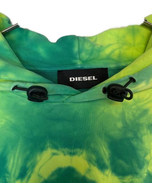 DIESEL（ディーゼル）DIESEL (ディーゼル) プルオーバーパーカー グリーン サイズ:Mの古着・服飾アイテム