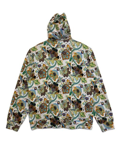 ETRO（エトロ）ETRO (エトロ) ジップパーカー ホワイト×グリーン サイズ:Lの古着・服飾アイテム