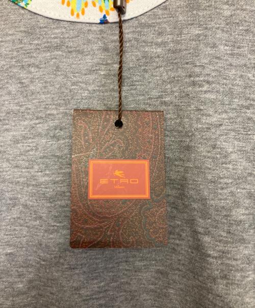 ETRO（エトロ）ETRO (エトロ) ジップパーカー ホワイト×グリーン サイズ:Lの古着・服飾アイテム