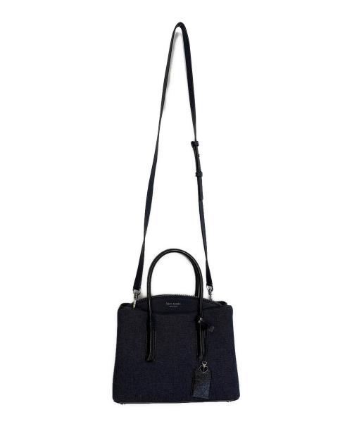 Kate Spade（ケイトスペード）Kate Spade (ケイトスペード) 2WAYショルダーバッグ ネイビーの古着・服飾アイテム