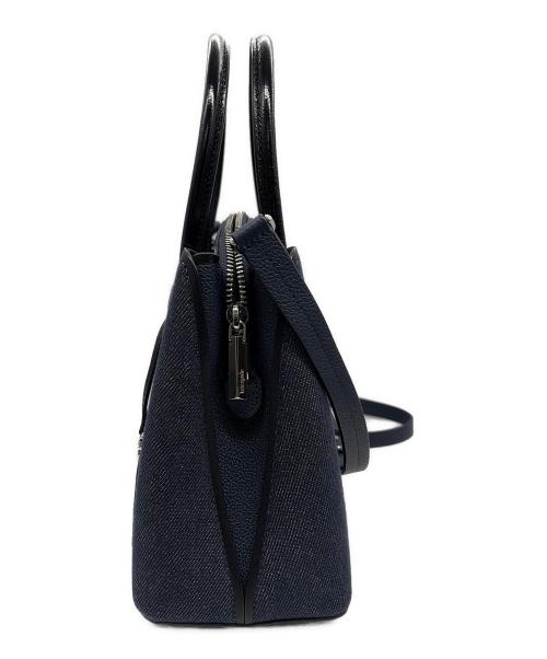 Kate Spade（ケイトスペード）Kate Spade (ケイトスペード) 2WAYショルダーバッグ ネイビーの古着・服飾アイテム