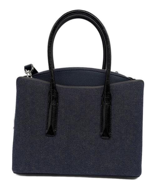 Kate Spade（ケイトスペード）Kate Spade (ケイトスペード) 2WAYショルダーバッグ ネイビーの古着・服飾アイテム