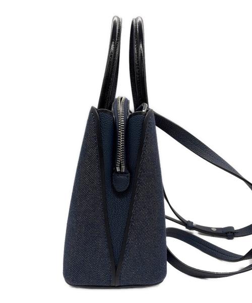 Kate Spade（ケイトスペード）Kate Spade (ケイトスペード) 2WAYショルダーバッグ ネイビーの古着・服飾アイテム