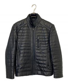 中古・古着通販】GARRETT (ギャレット) レザージャケット ブラック