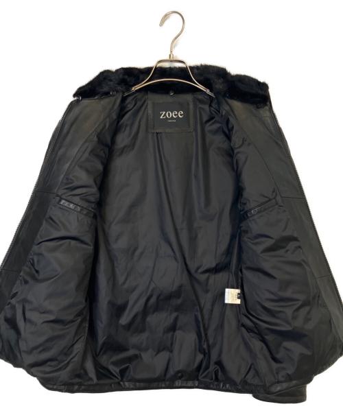 zoee（ゾーイ）zoee (ゾーイ) ラムレザージャケット ブラック サイズ:XLの古着・服飾アイテム