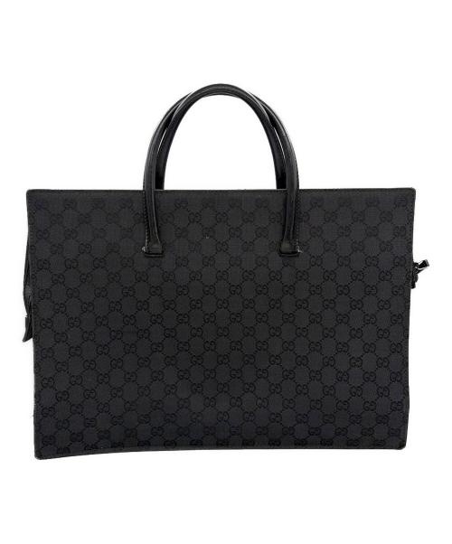 GUCCI（グッチ）GUCCI (グッチ) ブリーフケース ブラックの古着・服飾アイテム