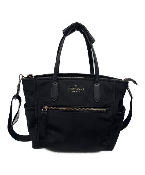 Kate Spade（ケイトスペード）Kate Spade (ケイトスペード) 2WAYバッグ ブラックの古着・服飾アイテム