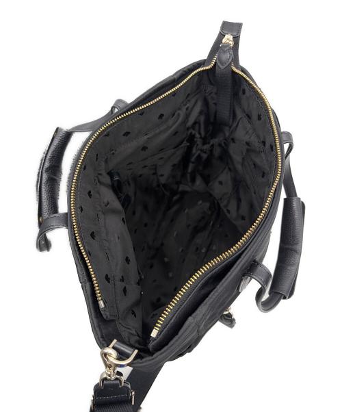 Kate Spade（ケイトスペード）Kate Spade (ケイトスペード) 2WAYバッグ ブラックの古着・服飾アイテム