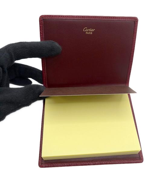 Cartier（カルティエ）Cartier (カルティエ) 付箋ケース レッドの古着・服飾アイテム