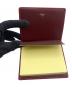 中古・古着 Cartier (カルティエ) 付箋ケース レッド：7000円