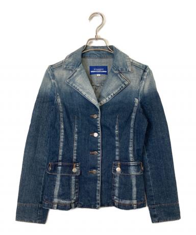 バリーブルーレーベル デニムジャケット パーカー 中古・古着通販】BURBERRY BLUE LABEL (バーバリー ブルー レーベル
