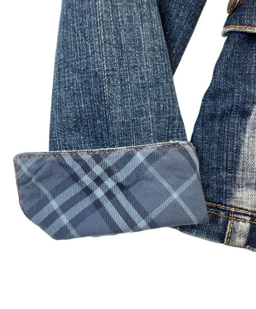 BURBERRY BLUE LABEL（バーバリー ブルー レーベル）BURBERRY BLUE LABEL (バーバリー ブルー レーベル) デニムジャケット インディゴ サイズ:38の古着・服飾アイテム