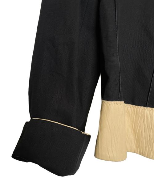 Salvatore Ferragamo（サルヴァトーレ フェラガモ）Salvatore Ferragamo (サルヴァトーレ フェラガモ) Salvatore Ferragamo サルヴァトーレ フェラガモ 上下 セットアップ リネン ブラック×ベージュ サイズ:44の古着・服飾アイテム