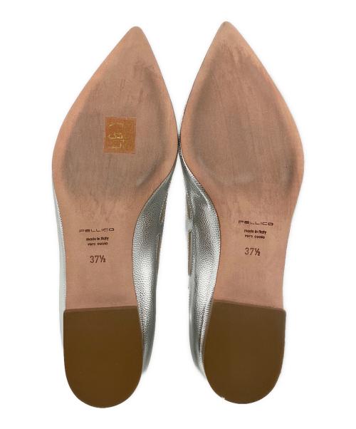 PELLICO（ペリーコ）PELLICO (ペリーコ) PELLICO（ペリーコ）フラットシューズ シルバー サイズ:23.5cmの古着・服飾アイテム
