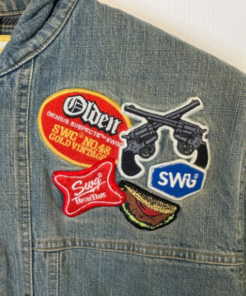 SWAGGER（スワッガー）SWAGGER (スワッガー) デニムジャケット インディゴ サイズ:Mの古着・服飾アイテム