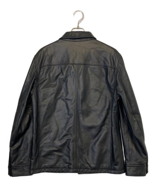 GARRETT（ギャレット）GARRETT (ギャレット) レザージャケット ブラック サイズ:48の古着・服飾アイテム