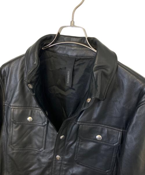 GARRETT（ギャレット）GARRETT (ギャレット) レザージャケット ブラック サイズ:48の古着・服飾アイテム