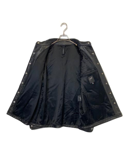 GARRETT（ギャレット）GARRETT (ギャレット) レザージャケット ブラック サイズ:48の古着・服飾アイテム