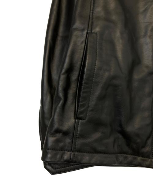 GARRETT（ギャレット）GARRETT (ギャレット) レザージャケット ブラック サイズ:48の古着・服飾アイテム