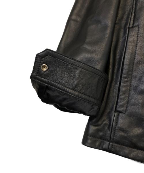 GARRETT（ギャレット）GARRETT (ギャレット) レザージャケット ブラック サイズ:48の古着・服飾アイテム