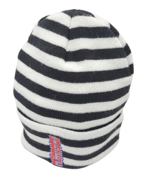 SUPREME（シュプリーム）Supreme (シュプリーム) ニット帽 ホワイト×ブラックの古着・服飾アイテム