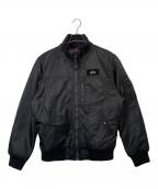 ALPHAアルファ）の古着「ALPHA INDUSTRIES MA-1 ジャケット」｜ブラック
