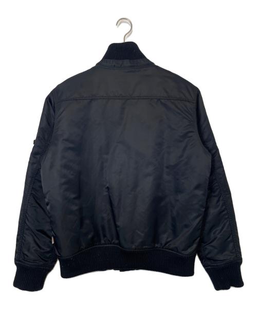 ALPHA（アルファ）ALPHA (アルファ) ALPHA INDUSTRIES MA-1 ジャケット ブラック サイズ:XLの古着・服飾アイテム
