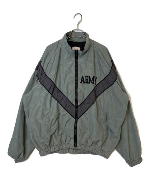 U.S.ARMY（ユーエスアーミー）U.S.ARMY (ユーエスアーミー) IPFU トレーニングジャケット グリーン サイズ:MEDIUM / REGULARの古着・服飾アイテム