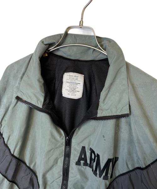 U.S.ARMY（ユーエスアーミー）U.S.ARMY (ユーエスアーミー) IPFU トレーニングジャケット グリーン サイズ:MEDIUM / REGULARの古着・服飾アイテム
