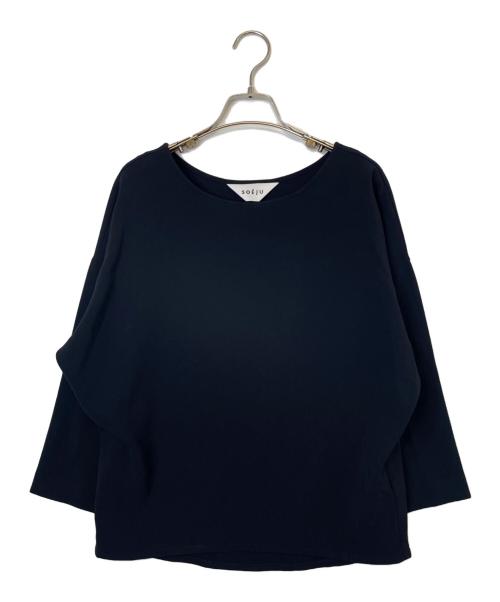 SOEJU（ソージュ）SOEJU (ソージュ) SOEJU 長袖ブラウス （コクーンブラウス8分袖） ブラック サイズ:Mの古着・服飾アイテム