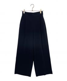 SOEJU（ソージュ）の古着「SOEJU タックワイドパンツ」｜ネイビー
