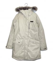 Columbia（コロンビア）の古着「Columbia コロンビア Mountain Long Insulated Jacket ロングコート ファー付き OMNI-HEAT」｜アイボリー