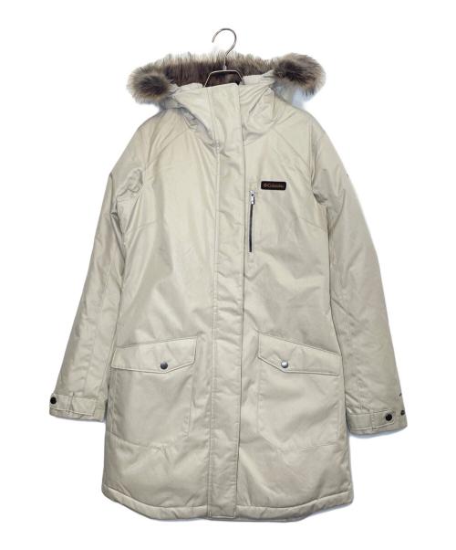 Columbia（コロンビア）Columbia (コロンビア) Columbia コロンビア Mountain Long Insulated Jacket ロングコート ファー付き OMNI-HEAT アイボリー サイズ:Sの古着・服飾アイテム