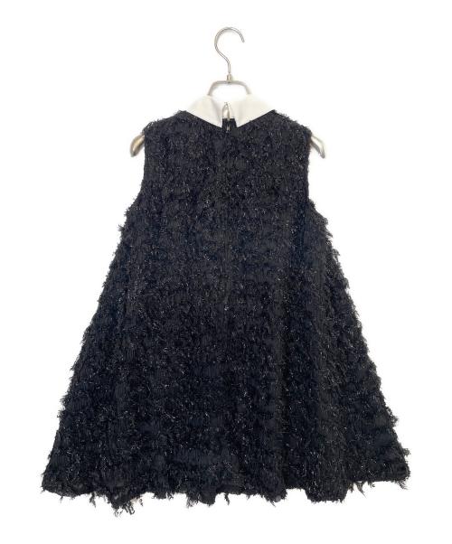 acka（エーシーケーエー）acka (エーシーケーエー) Acka. lame fringe tops ブラック サイズ:F 未使用品の古着・服飾アイテム